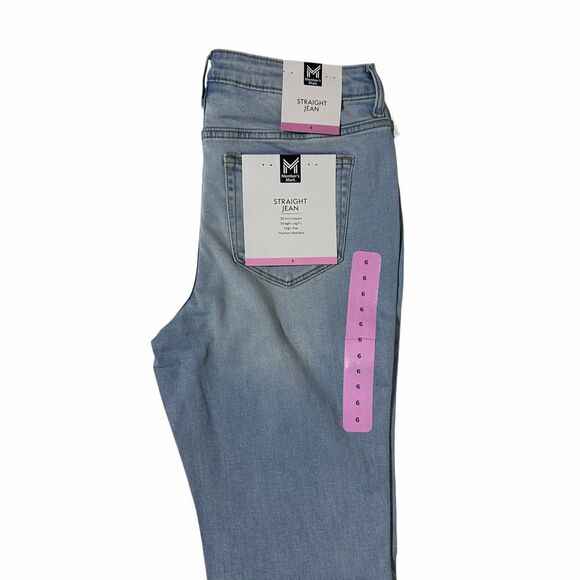Member's Mark Women's Straight Jeans - Light Wash - Size 6 - Picture 12 of 13
